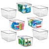 ClearSpace Plastic Storage Bins With lids, 8 Pack – Perfect