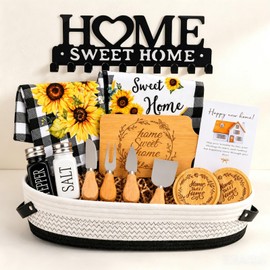 14 Pcs House Warming Gift New Home, New House Gift Basket