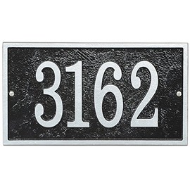 Whitehall Fast & Easy Rectangle House Numbers Plaque