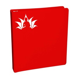 Bargain Max Decals Buddha Lotus Flower Sticker Decal Notebook Car Laptop 5.5" (White)