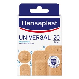 HANSAPLAST Universal Plaster Strips Waterproof Pack of 20