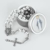 SUTANALE 8MM Glass Pearl Rosary Beads - Rosary Necklace for
