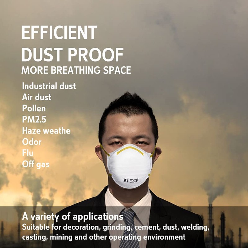 Disposable Respirator Workmate Cup Style P1 Level 20PK AS/NZS 1716:2012