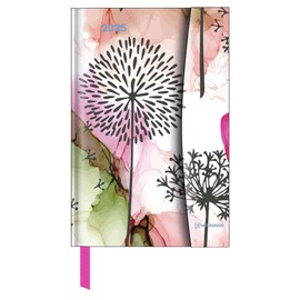 N NEUMANNVERLAGE - Flower Fantasy 2025 Diary, 10 x 15 cm, Pocket Calendar with Magnetic Closure and Ribbon Bookmark, Pocket for Business Card, Annual and ... International Calendar: Magneto Diary