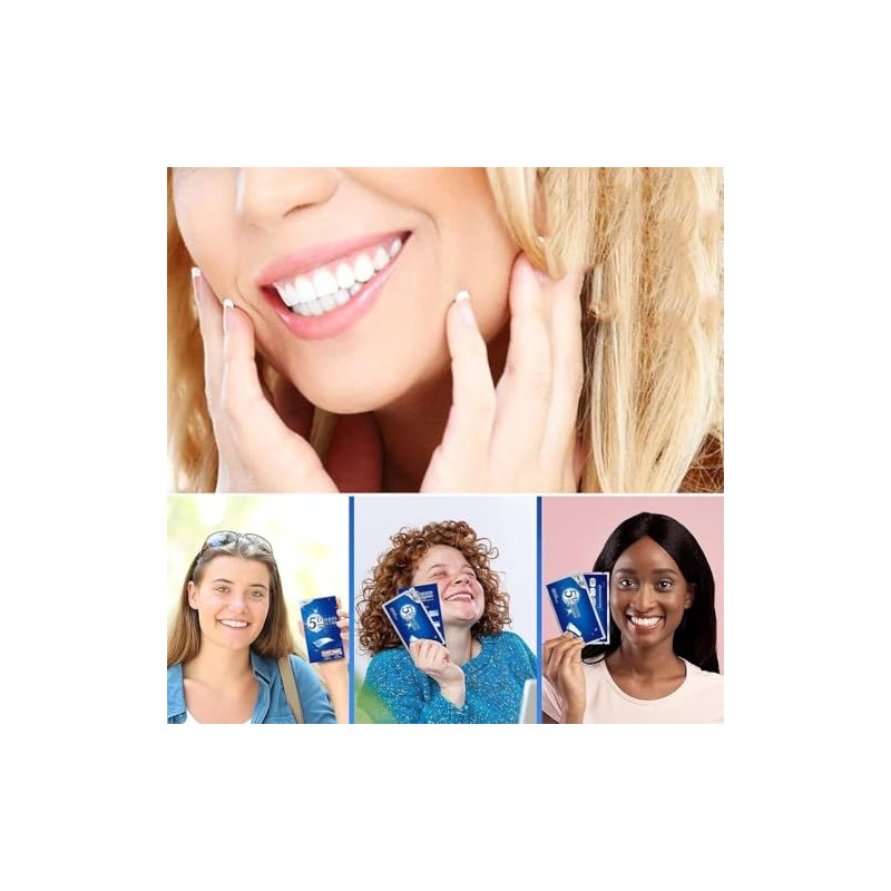 14pcs Tiras Blanqueadoras Dientes Blanqueador Dental Teeth Whitening Strips