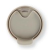 Tim Hortons 40oz Beige Stainless Steel Tumbler with Handle and