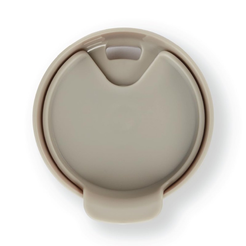 Tim Hortons 40oz Beige Stainless Steel Tumbler with Handle and