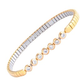 HAQI Magnetic Bracelet for Women Stainless Steel Elastic Bracelet Energy Magnetic Field Therapy Arthritis Jewellery Stretchy, Stainless steels, 1