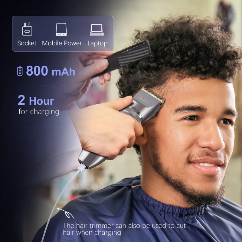 Sejoy Rechargeable Hair Clippers Cordless Trimmer Shaving Machine Cutting Barber