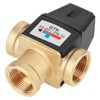 3 Way DN20 Female Thread Brass Thermostatic Mixing Valve for