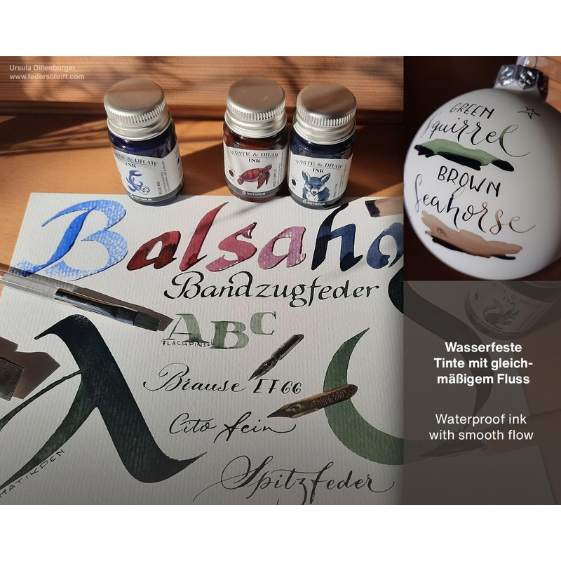 Octopus Write and Draw Ink 414 Blue Koi Waterproof Ink