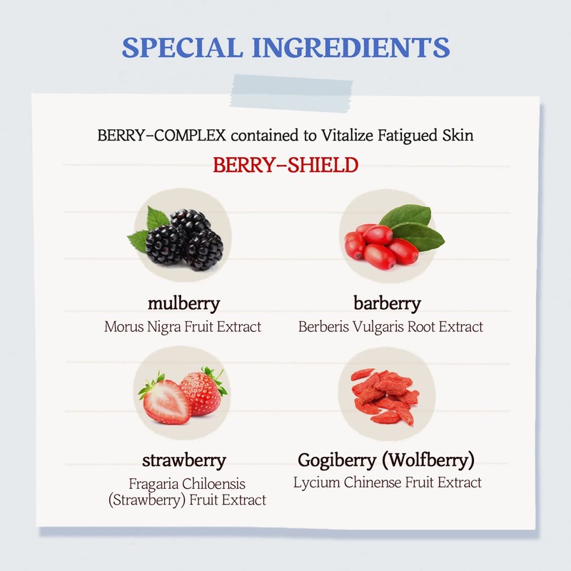 SKINFOOD SPF 50+ PA+++++ Berry Moisture Sunscreen, For Face Whole
