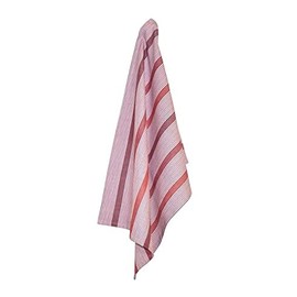 Solwang Tea Towel Stripes Red Organic Cotton 50 x 70 cm