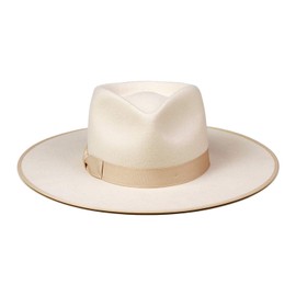 Lack of Color Women's Rancher Fedora Hat (Ivory, Medium (57 cm))