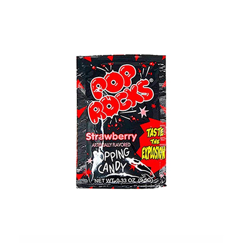 Pop Rocks Strawberry Bulk (0.33oz) - 72 Pack of Straw