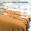 Lightweight Bamboo Waffle Blanket 108x90 - Elegant Cool Touch for