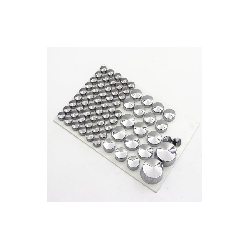 81Pcs Bolt Caps Topper Cover for Harley Softail Twin Cam