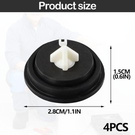 Toilet Flush Seal Rubber Replaceable Float Seal Toilet Flush Repair Express Membrane for Maintenance of Cisterns, Toilet Tanks