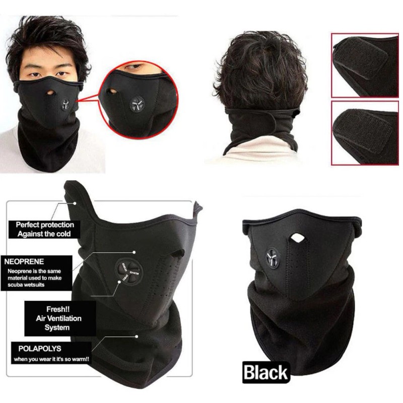 Unbranded Winter Ski Balaclava Cycling Bandana Breathable Face Mask Motorcycle
