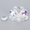 Nail Art Dappen Dish Swan Shape Crystal Cup Glass Acrylic