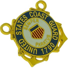 USCG United States Coast Guard Lapel Pin Semper Paratus 1790 Military 1" Pin
