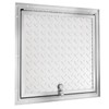 Tough Grade Aluminum Diamond Plate Compartment Door with Lock |