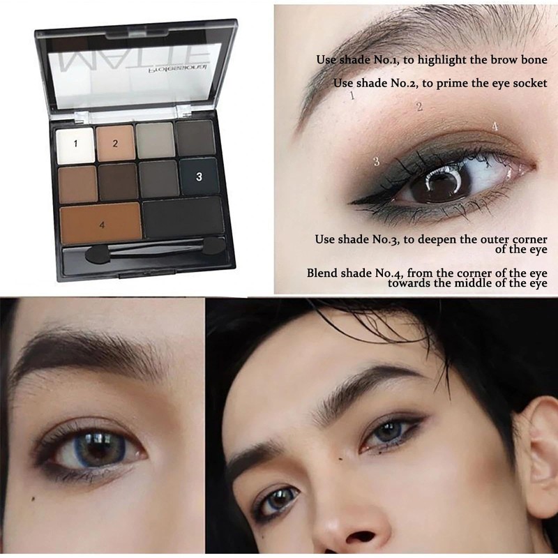 Professional Smokey Eyeshadow Palette For Women - Matte, Long Lasting