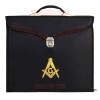 Masonic Regalia Black File Case For WM/MM Apron with Hard