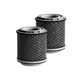 AUPU Genuine Replacement HEPA Filter for C1 Air Purifier and Humidifier Combo,99.97% Particle Filtration HEPA Filter with High-Efficiency Activated Carbon for Pets Odors,Smoke,Pollen,Dust(2 Pack)