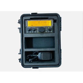 Waterproof Dust Proof Portable Box w/Customizable Foam Hard Case for ELECRAFT KX2 Custom Case IP67 (for KX2)