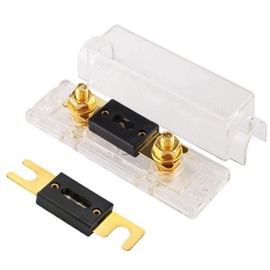 ETOPARS 100A Plated ANL Fuse Holder Auto Stud Fuses 100A AMP Gold Blade Fuse Car Audio Automotive Protect Safety Fit 0 2 4 Gauge Wire
