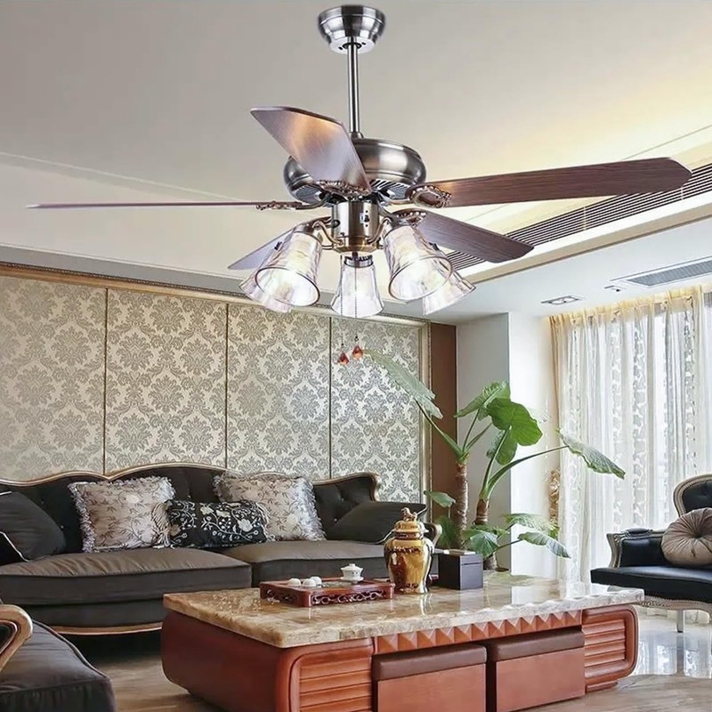 Brtstiun 6W E12 LED Ceiling Fan Light Bulbs, C37 Chandelier