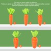 Wooden Pull Carrot Game Number Fine Motor Skill Toy Matching