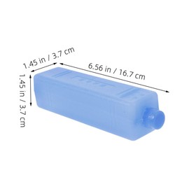 Kisangel 5pcs Cold Chain Ice Crystal Box Reusable Lunch Coolers Refillable Ice Bag Ice Bag Reusable Blue or