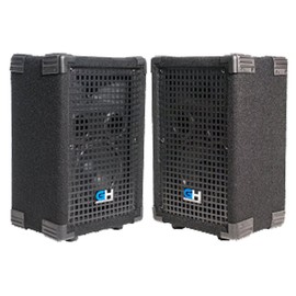 Grindhouse Speakers - GH6L-Pair - Pair of Passive 6 Inch 2-Way PA/DJ Loudspeaker Cabinets - 400 Watt each Full Range PA/DJ Band Live Sound Speaker