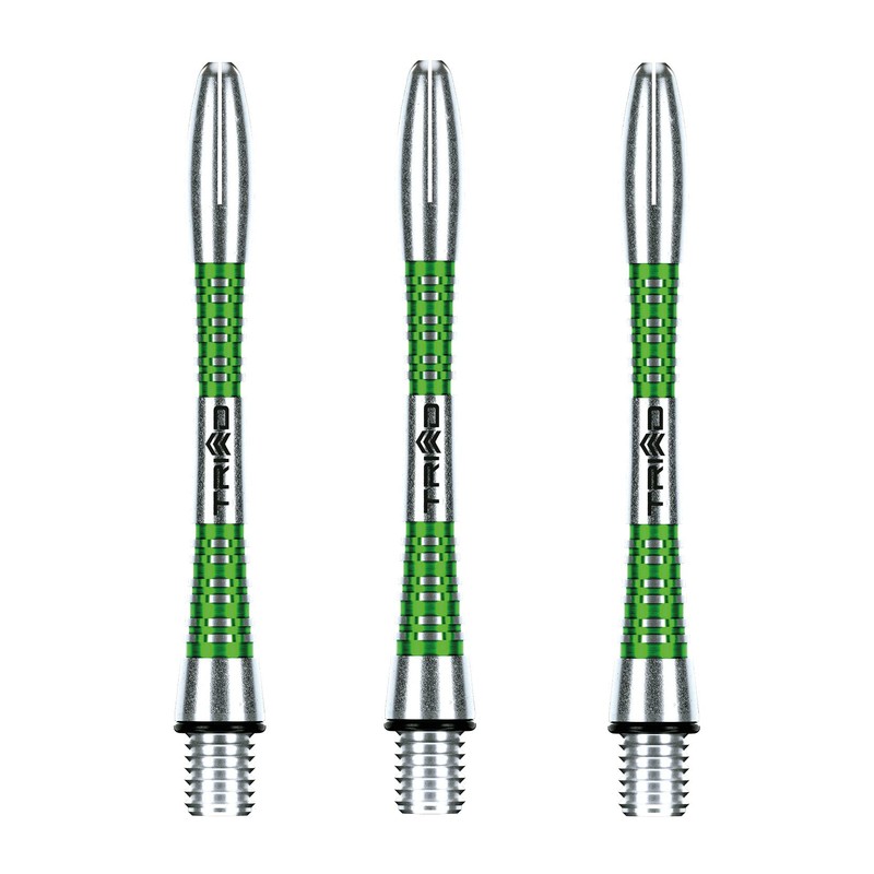 WINMAU Triad Aluminium Green Intermediate Dart Shafts (Shafts) - 1