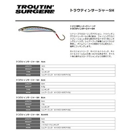 Smith LTD Minnow Troutin Serger SH HS 3.1 inches (8 cm), 0.6 oz (18 g), 10RB