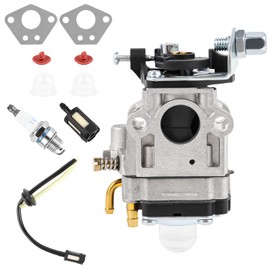 Carburetor for Brush Cutter 52cc 49cc 43cc Engine Carburetor with Gasket Carbu Kit with Gasket Chainsaw Carburetor Kit for 52cc 49cc 43cc Lawn Mower Trimmer Carburetor Kits with Seal for Hedge Trimmer