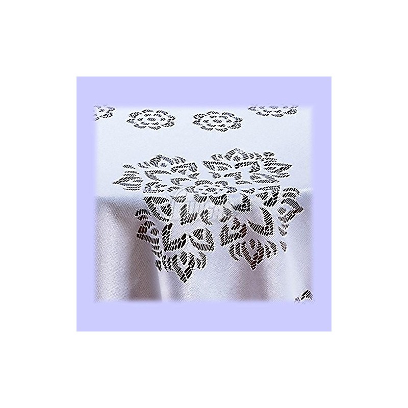 MforStyle Oval Tablecloth White 51"x67" (130cm x 170cm)