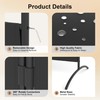 Kecreque Room Divider 3 Panel Room Dividers and Folding Privacy