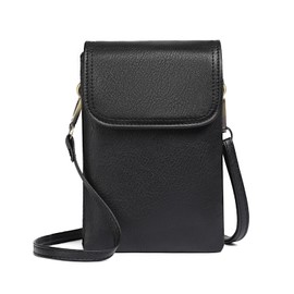 GAEKEAO Small Crossbody Bags for Women Leather Cell Phone Purse Bag Wallet with RFID Blocking Credit Card Slots Zipper Pocket
