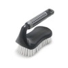Addis ComfiGrip Floor Scrub Brush with Iron Handle, Metallic Graphite,