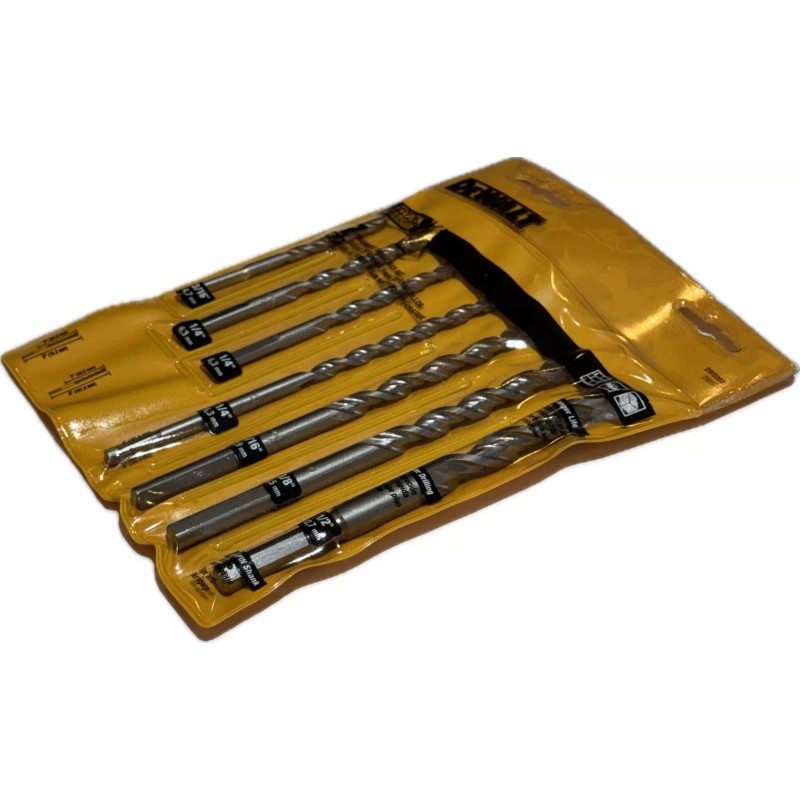 DEWALT NEW DeWalt DW5207 Masonry Bit Hammer Drill Bits Set