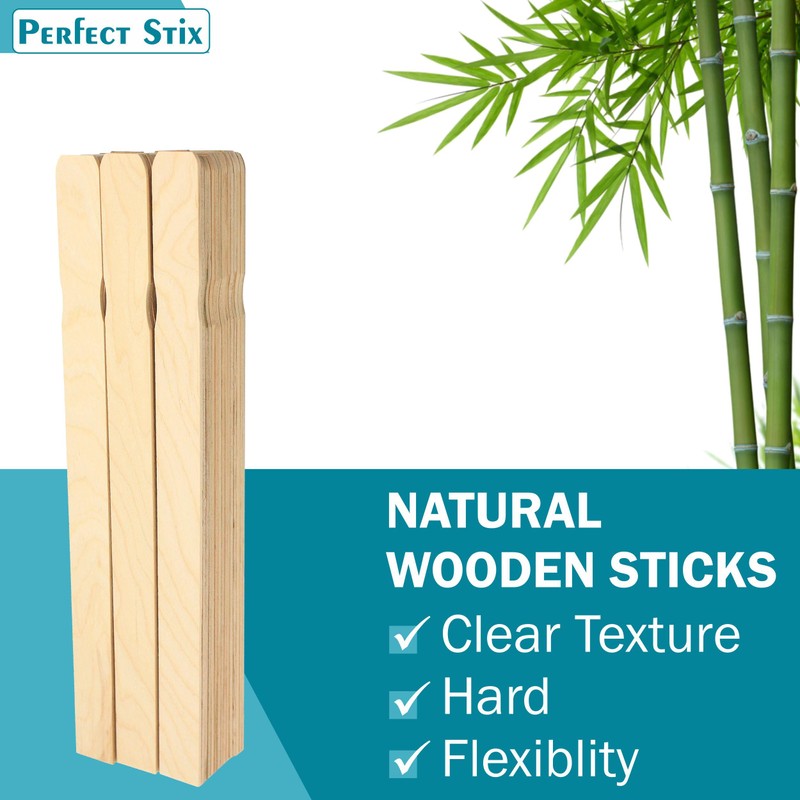 14" Wooden Paint Paddles - Mixing Sticks -Epoxy Stirrers- Pack