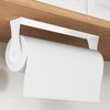 Paper Towel Holder Under Cabinet, White Kitchen Accessories Decor, Wall