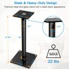 PERLESMITH Universal Floor Speaker Stands 26 Inch for Surround Sound,