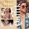 Qulltk Necklace Clasp Layering Jewelry Clasp 18K Gold and Silver
