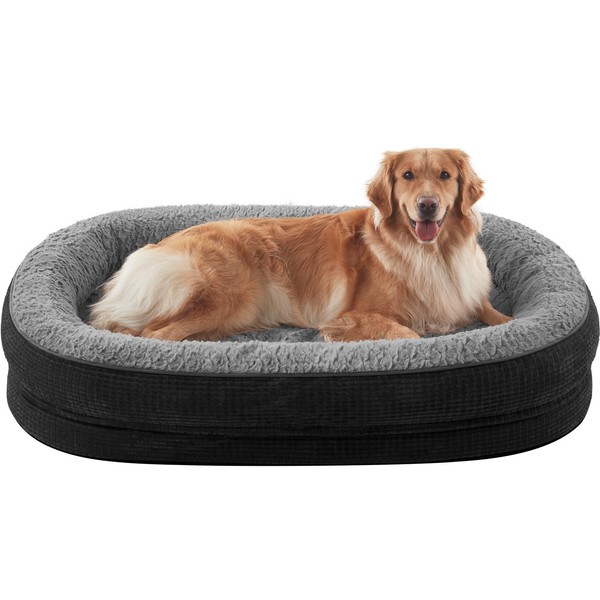 JOEJOY Orthopedic Dog Bed for Extra Large Dogs, Egg-Crate Memory