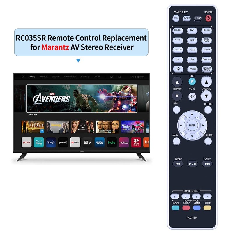 New RC035SR Replacement Remote Control fit for Marantz Stereo AV