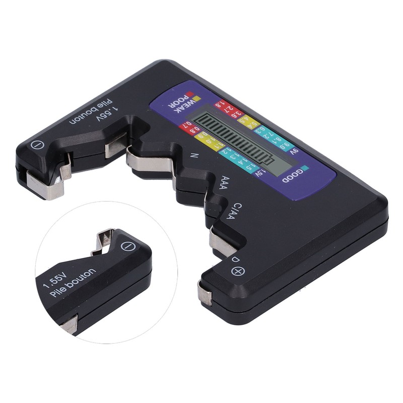 Battery Tester Universal Household Capacity Checker for D C AA
